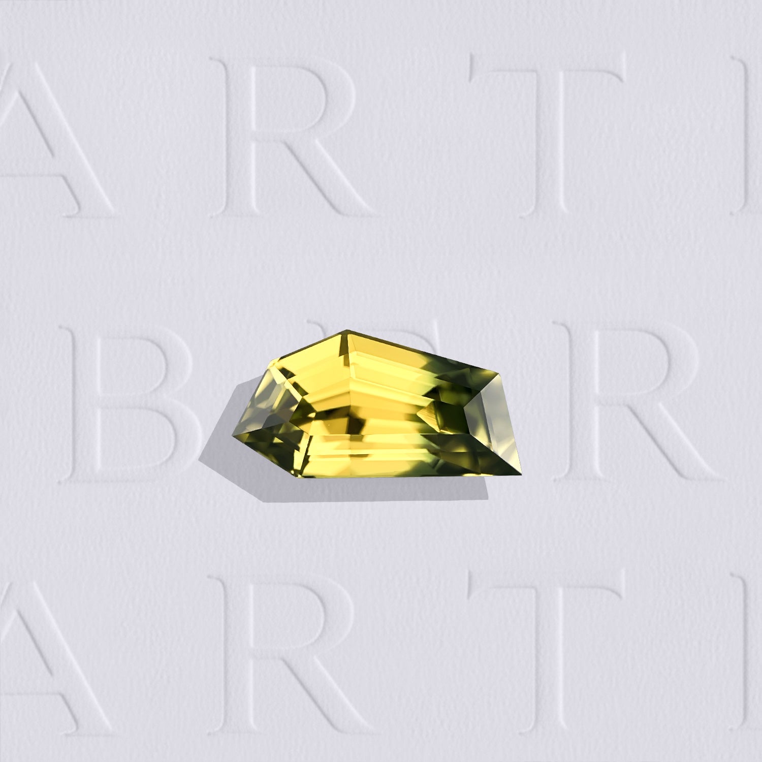 Saphir bicolore naturel facetté de forme abstraite de 1.58 carat, aux couleurs bicolores soutenues et sans inclusion visible à la loupe 10x. Origine Australie. Traitement: Aucun
