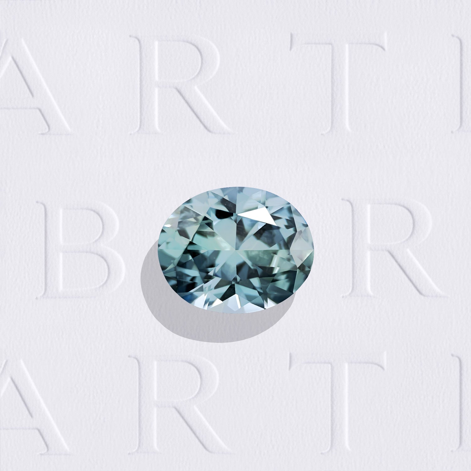 Saphir teal naturel ovale facetté de 1.37 carat, originaire du Montana aux États-Unis, de couleur bleu-vert prononcé et très légèrement inclus. Aucun traitement.