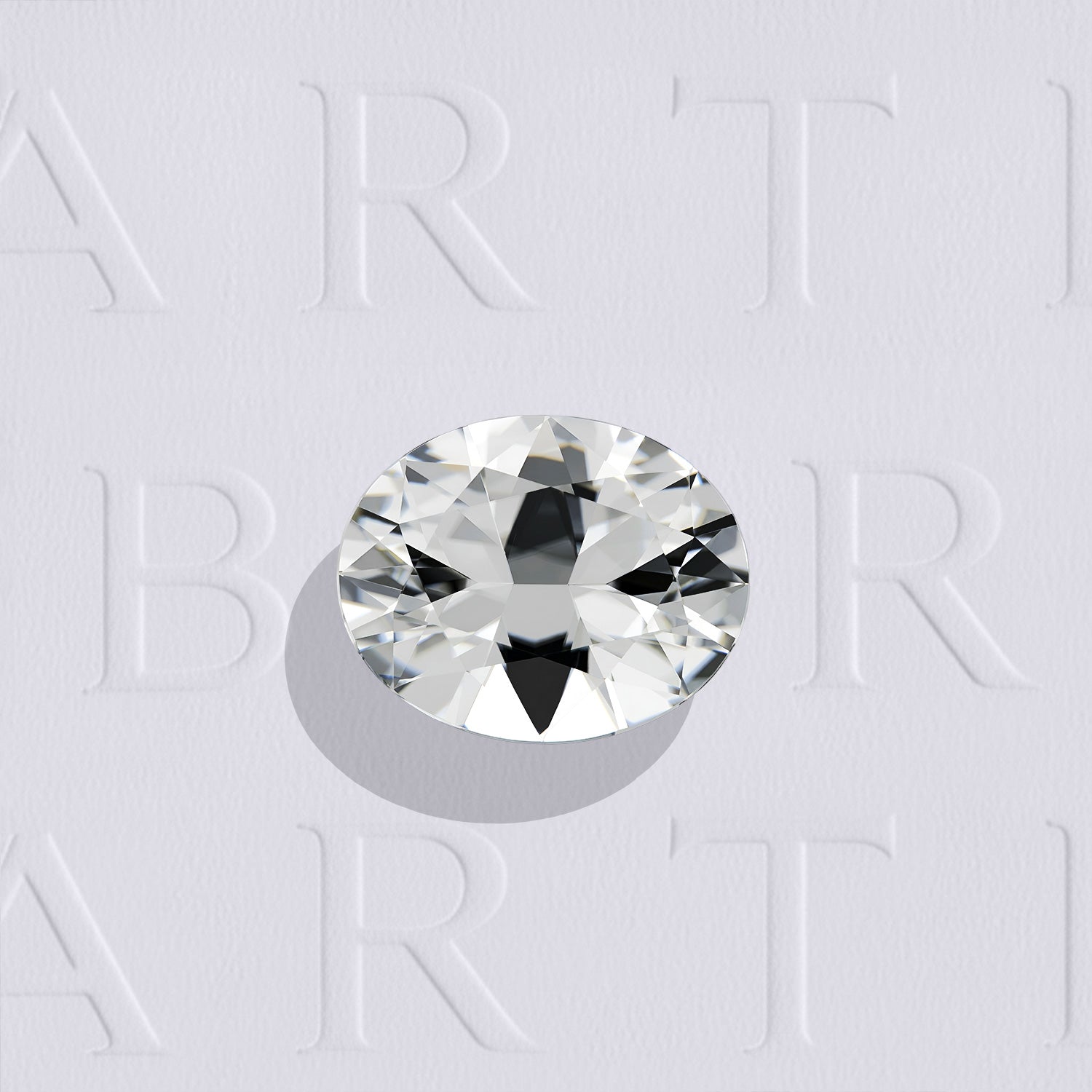 Topaze incolore naturelle ovale facettée de 1.81 carat, originaire du Brésil, sans inclusion visible à la loupe 10x. Aucun traitement.