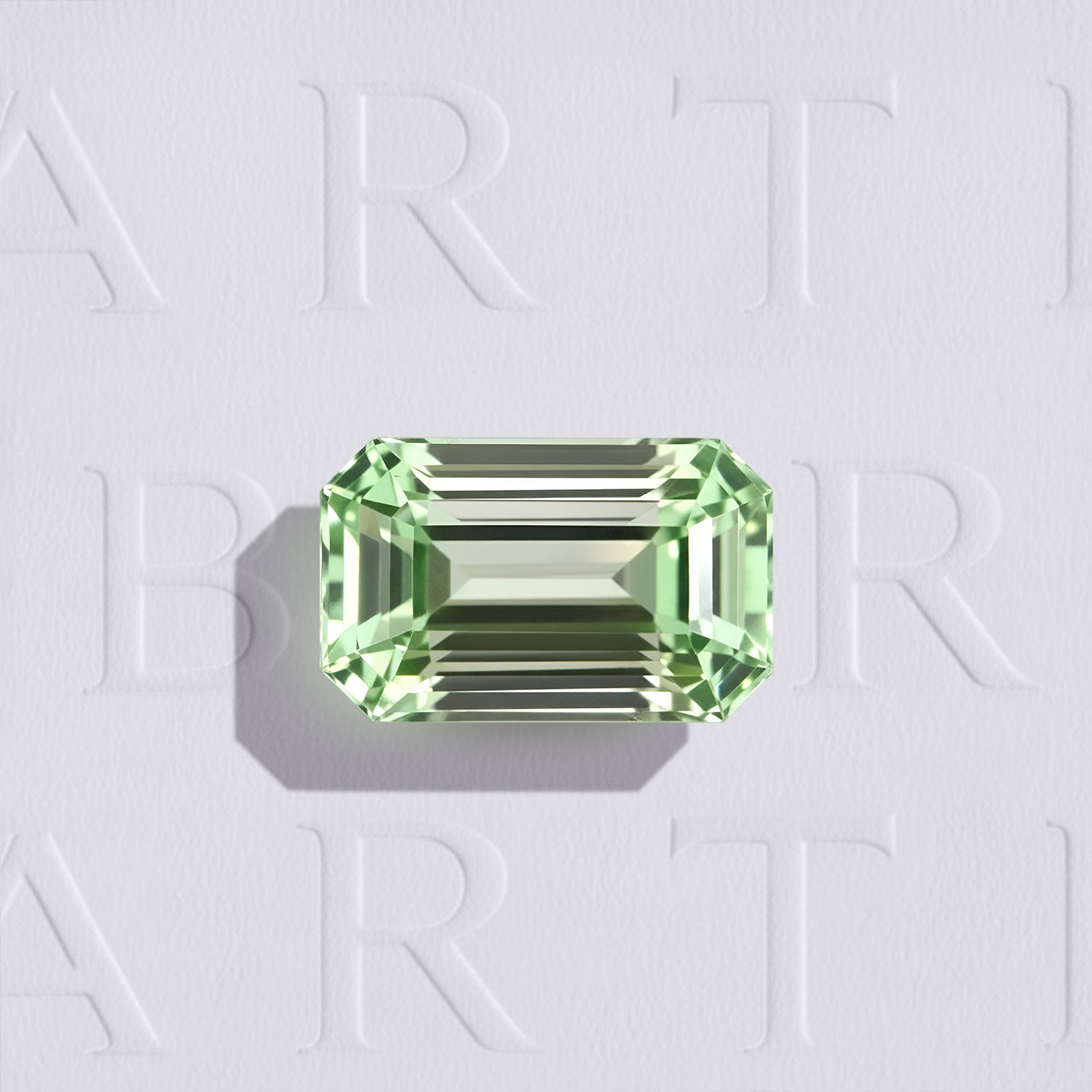 Tourmaline bicolore rectangle facettée 1,63ct, teinte bicolore léger, pureté sans inclusion à l’œil nu, non traitée, Congo