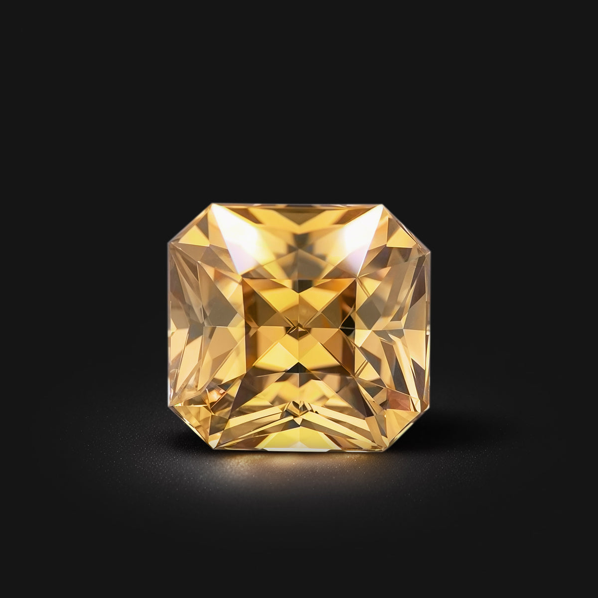 Pierre Zircon Naturelle Jaune 1.80 Carats - Ovale VS - Origine Cambodge - Neuf Avec Étiquettes