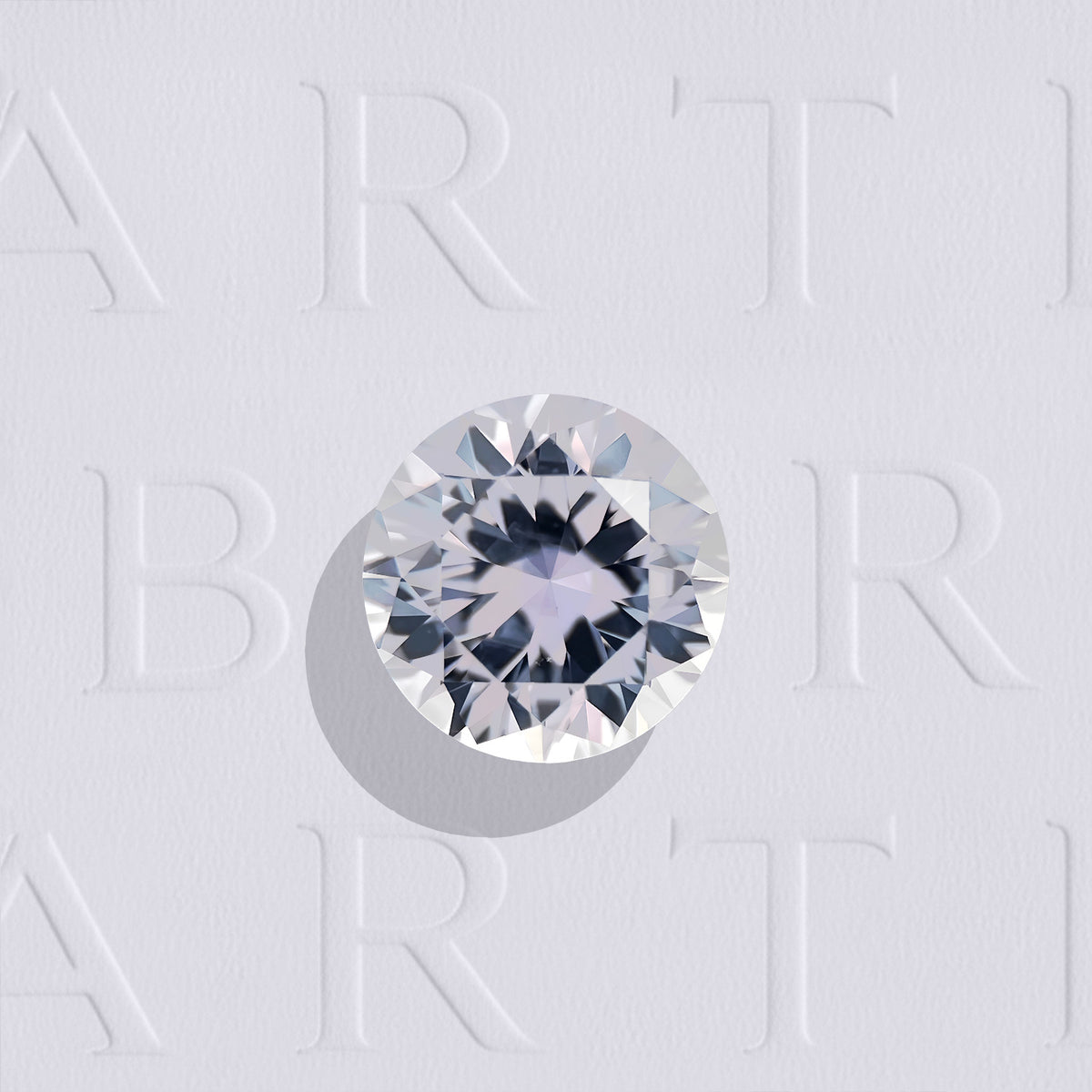 Saphir gris violet naturel rond facetté de 1.67 carat, originaire du Montana aux États-Unis, de couleur gris prononcé, très légèrement inclus. Aucun traitement.