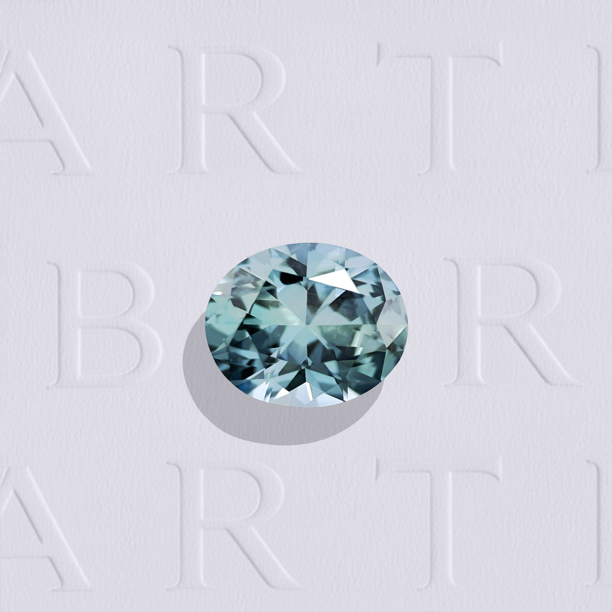 Saphir teal naturel ovale facetté de 1.37 carat, originaire du Montana aux États-Unis, de couleur bleu-vert prononcé et très légèrement inclus. Aucun traitement.