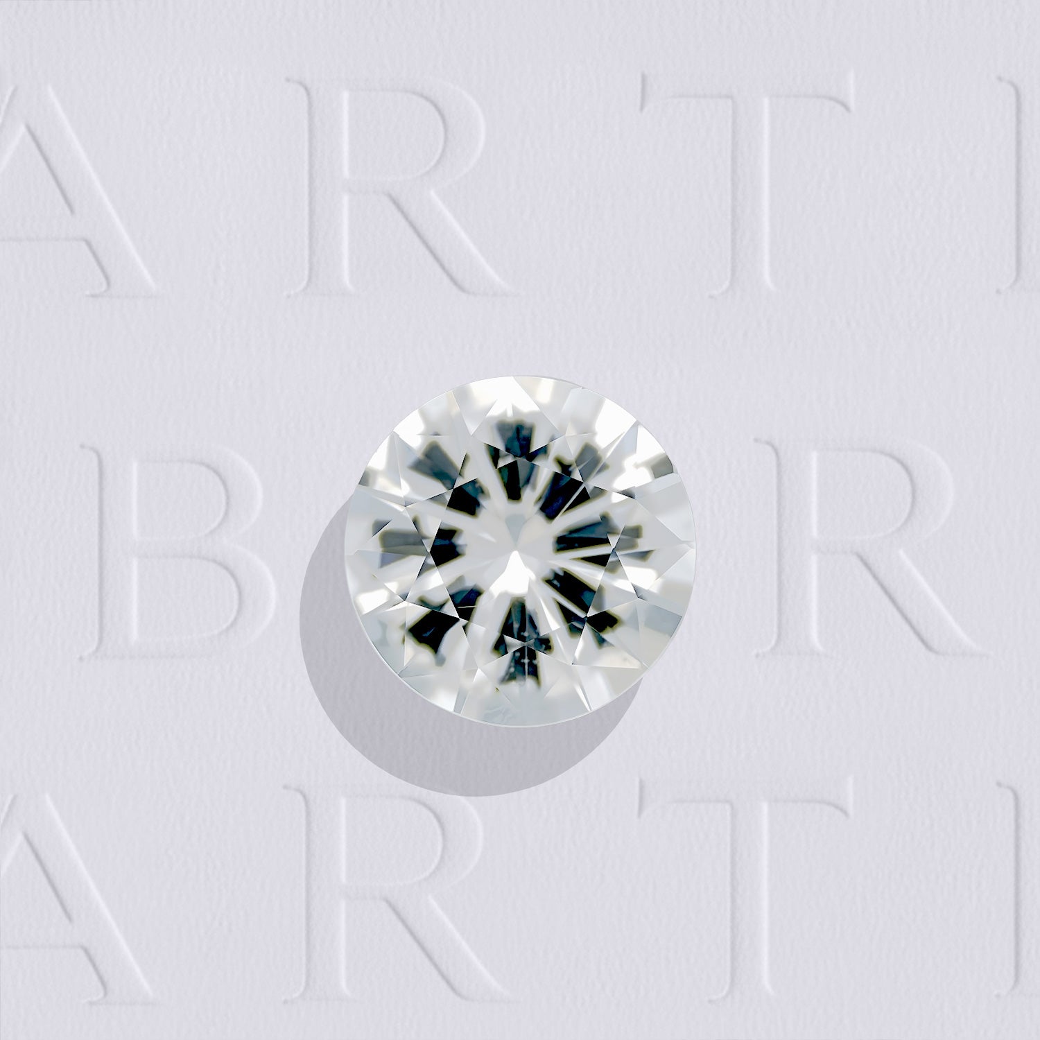 Topaze blanche naturelle ronde taille diamant facettée de 1.91 carat, originaire du Brésil, incolore, très légèrement incluse et non traitée.