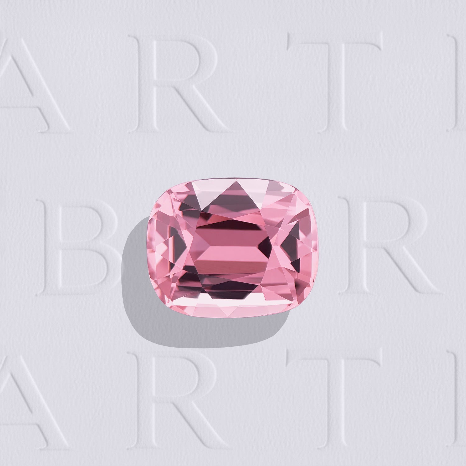 Tourmaline rose naturelle coussin rectangle facettée de 2.01 carats, originaire d'Afghanistan, de couleur rose soutenu et sans inclusion visible à l'œil nu. Aucun traitement.