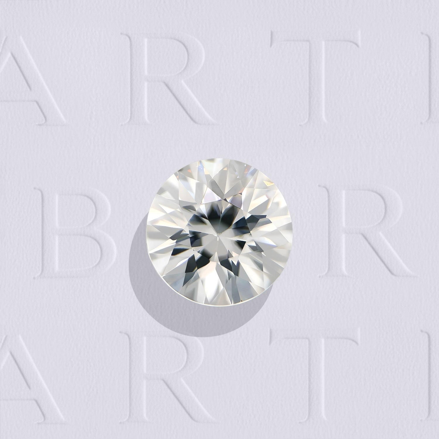 Zircon naturel incolore rond facetté de 2.00 carats, originaire de Tanzanie, sans inclusion visible à l'œil nu. Chauffe classique.