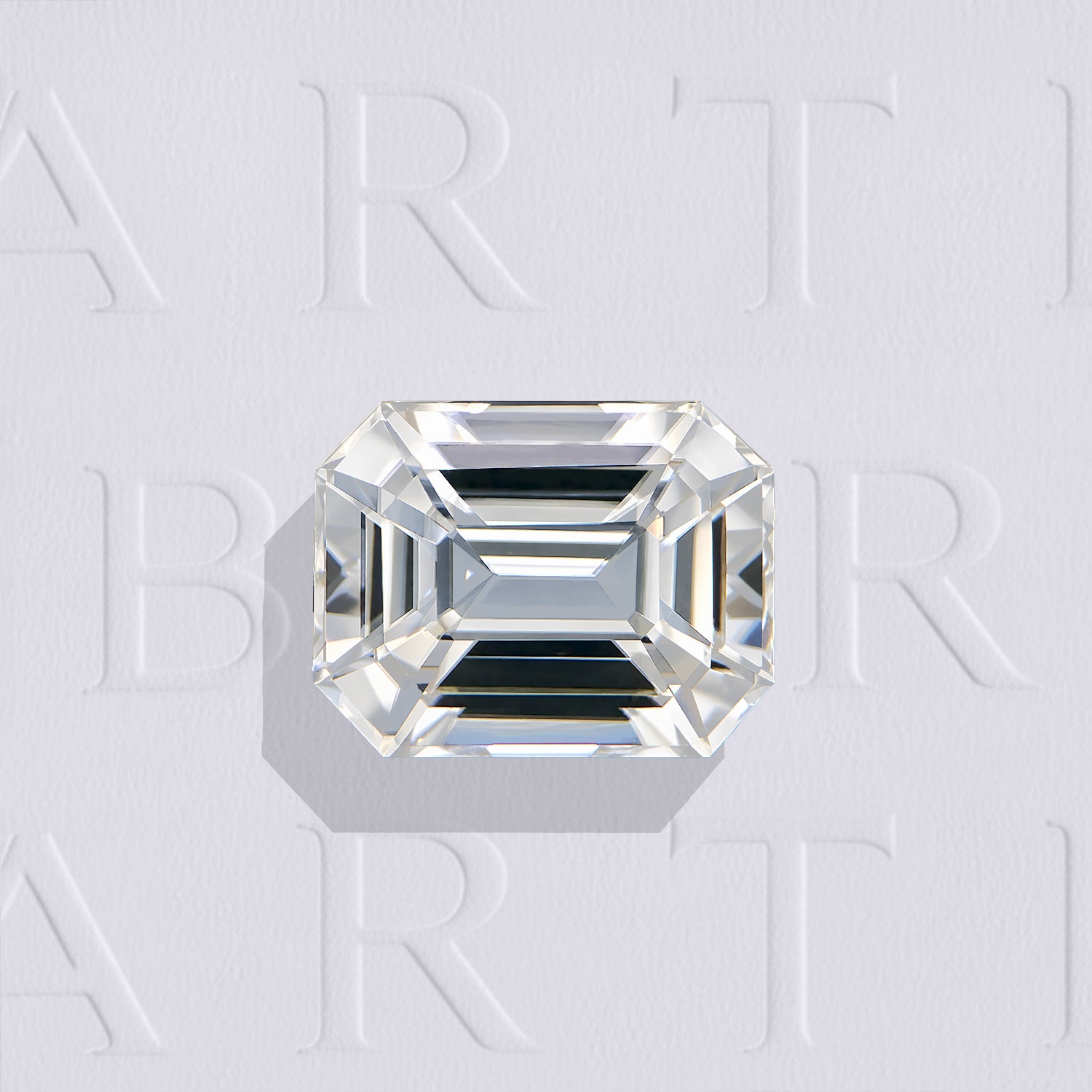 Vidéo d’un zircon naturel incolore rectangle à pans coupés facetté de 3.67 ct, originaire de Tanzanie, révélant sa transparence et ses reflets lumineux.